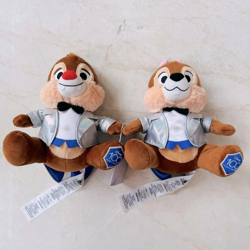 Chip and Dale Plush Set Disney  100 years special edition